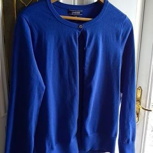 Land's End Bright Blue Sweater